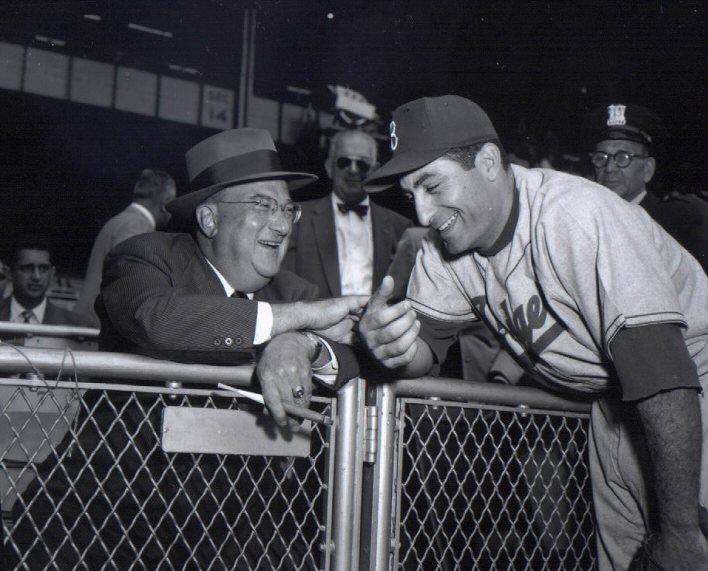 Branch Rickey and Carl Furillo