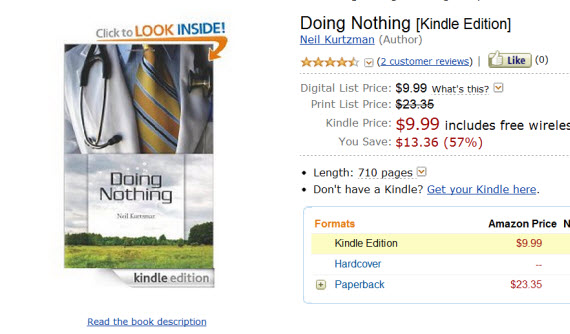 Doing Nothing