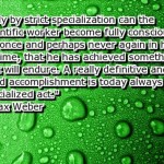 Specialization